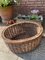 French Rustic Oval Willow Wicker Basket, 1960s 13