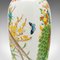 Tall Vintage Art Deco Chinese Peacock Vase in Baluster, 1950s, Image 8