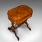 English Victorian Ladies Work Table in Walnut from Waring & Gillow, 1890s 8