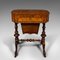 English Victorian Ladies Work Table in Walnut from Waring & Gillow, 1890s 3