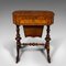 English Victorian Ladies Work Table in Walnut from Waring & Gillow, 1890s, Image 3