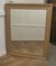 Large Reclaimed Pine Wall Mirror with Moulded Frame, 1960s 8