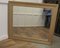 Large Reclaimed Pine Wall Mirror with Moulded Frame, 1960s 4