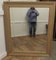 Large Reclaimed Pine Wall Mirror with Moulded Frame, 1960s 6