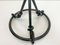 Brutalist Art Wrought Iron Wine Bottle Stand, 1960s, Image 11