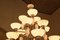 Art Deco Chandelier with Alabaster Bowls and Illuminated Cones, 1990s, Image 6