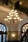 Art Deco Kronleuchter mit Alabasterschalen und beleuchteten Kegeln, 1990er 2