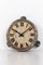 Reloj de fábrica industrial de 18 de hierro fundido de Gents of Leicester, años 30, Imagen 1