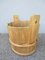 Rustic Wooden Scandinavian Bucket, Image 8