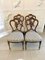 Victorian Walnut Dining Chairs, 1860s, Set of 4 1
