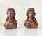 19th Century Venus Bookends in Carved Mahogany, Set of 2 1