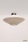 Vintage Milk Glass Ceiling Lamp Model Ufo, Germany, 1960s 10