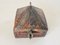 19th Century African Hand Carved Wooden Powder Box in Brown Color, Image 4