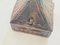 Caja de polvo de madera africana del siglo XIX tallada a mano en color marrón, Imagen 10
