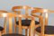 Dining Chairs in Beech and Leather from Farstrup, 1960s, Set of 4, Image 3