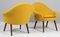 Lounge Chairs in Yellow Model 187 attributed to Hans Olsen for Hallingdal from Kvadrat, 1950s, Set of 2 7