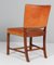 Side Chair with Original Nature Leather by Fritz Hansen & Ivan Schlecther, 1940s 7