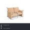 Zento Fabric Two Seater Beige Sofa from Cor 2