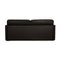 Orion 1 Leather Two Seater Black Sofa from Draenert 7