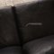 Orion 1 Leather Two Seater Black Sofa from Draenert 4