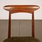 Sedie vintage in legno di teak e sedile imbottito in schiuma, anni '60, set di 4, Immagine 5