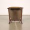 Vintage Chairs in Teak Wood & Padded Seat Foam Cloth, 1960s, Set of 4 6
