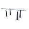 Mid-Century Modern Dining Table in Marble and Glass, Italy, 1980s, Image 1