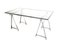 Mid-Century Modern Dining Desk in Chrome and Glass, Italy, 1970s, Image 11