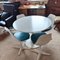 Mid-Century White Dining Set with Swivel Chairs by Maurice Burke for Arkana, 1960s, Set of 5, Image 2