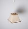 Lámpara de araña francesa Mid-Century de bambú, caña y ratán al estilo de Louis Sognot, años 60, Imagen 4