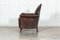 19th Century English Gothic Leather Armchair, 1870s 5