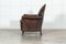19th Century English Gothic Leather Armchair, 1870s, Image 5