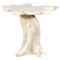 English Bleached Teak Root Side Table 1