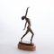 Modèle Art Déco en Bronze Patiné de Nu Dancer par Szoke, 1930s 2