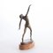 Art Deco Patinated Bronze Model of Nude Dancer by Szoke, 1930s 3
