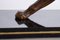 Panthère Musclée Art Déco en Bronze Patiné sur Socle en Marbre avec Garnitures en Laiton, 1930s 5