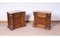 Carved Walnut Bedside Tables, Roncoroni, Italy, Set of 2 3
