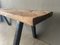 Vintage Brown Wooden Bench, Image 11