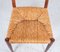 Teak & Wicker Dining Chairs with Ladder Back, 1960s, Set of 4 17