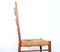 Teak & Wicker Dining Chairs with Ladder Back, 1960s, Set of 4 9