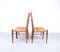Teak & Wicker Dining Chairs with Ladder Back, 1960s, Set of 4, Image 4