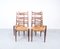 Teak & Wicker Dining Chairs with Ladder Back, 1960s, Set of 4 3