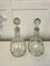 Victorian Cut Glass Decanters, 1880s, Set of 2, Image 1