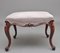 19th Century Victorian Walnut Stool, 1860s, Image 6