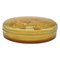 Cleones Round Box in Yellow Tinted Box by René Lalique, 1921, Image 1