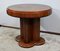 Art Deco Side Table in Mahogany attributed to Jules Leleu for Maison Leleu, 1940s 3