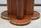 Art Deco Side Table in Mahogany attributed to Jules Leleu for Maison Leleu, 1940s 10