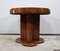 Art Deco Side Table in Mahogany attributed to Jules Leleu for Maison Leleu, 1940s 15