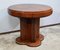 Art Deco Side Table in Mahogany attributed to Jules Leleu for Maison Leleu, 1940s 2