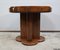 Art Deco Side Table in Mahogany attributed to Jules Leleu for Maison Leleu, 1940s 16